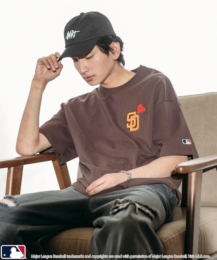 聯名 MLB 心形標誌相良刺繡T恤