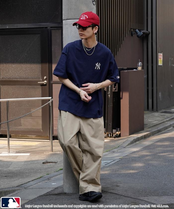 聯名 MLB 圓形標誌圖案T恤