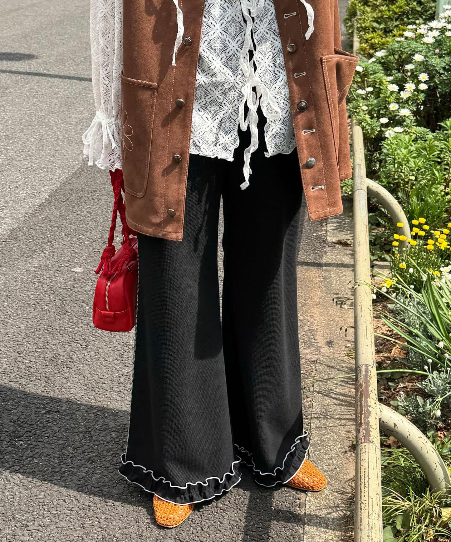 5/1(星期四)10:00開始【HELLO.SANFRANCISCO/你好,舊金山】華夫餅擺裙褲