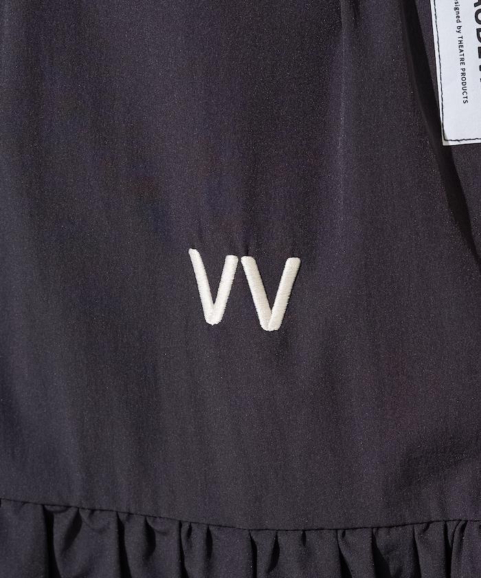 VV 褶邊連衣裙