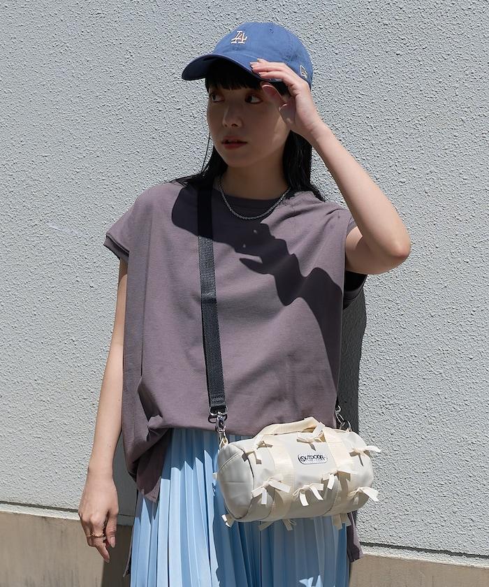 法式寬鬆袖長款上衣