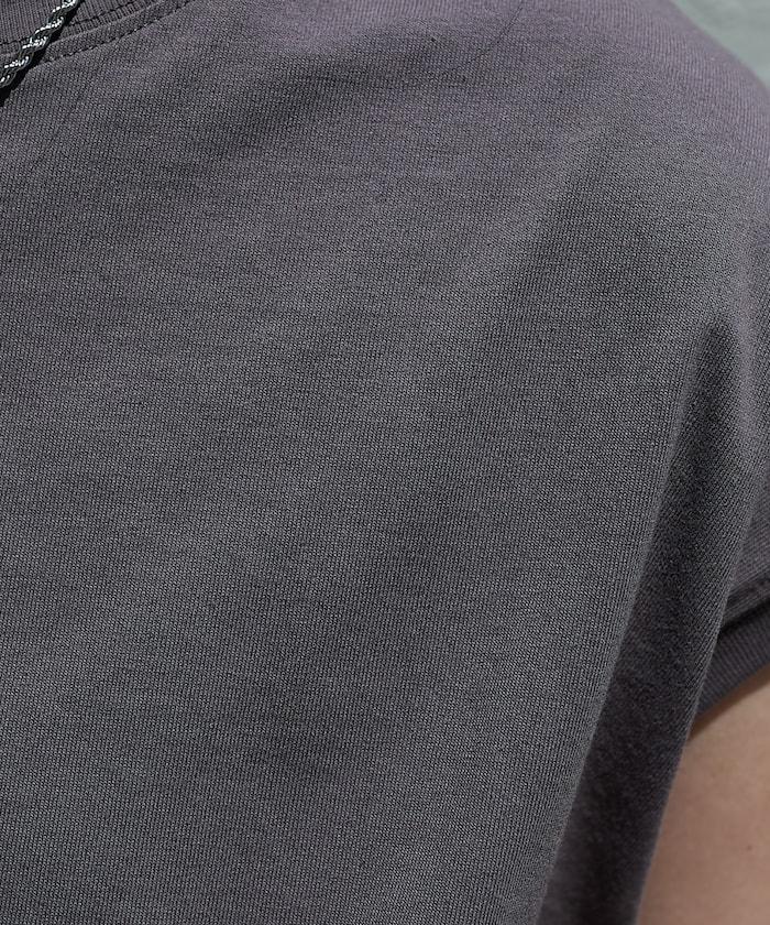 法式寬鬆袖長款上衣