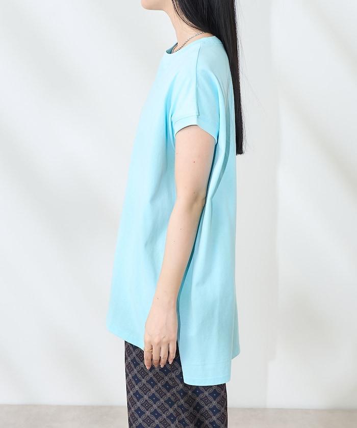 法式寬鬆袖長款上衣