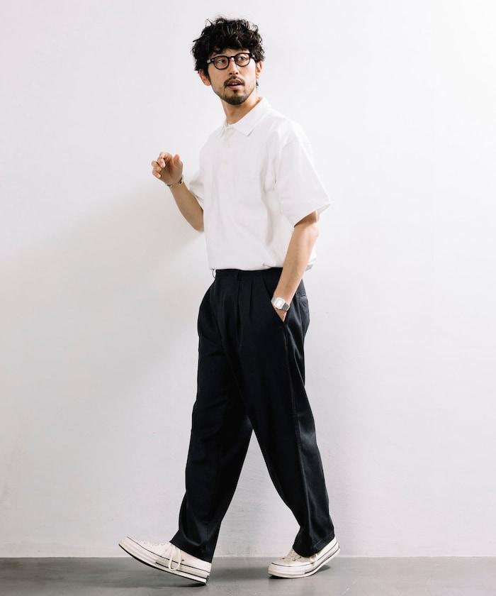 10.5盎司重量 短袖高領Polo領T恤