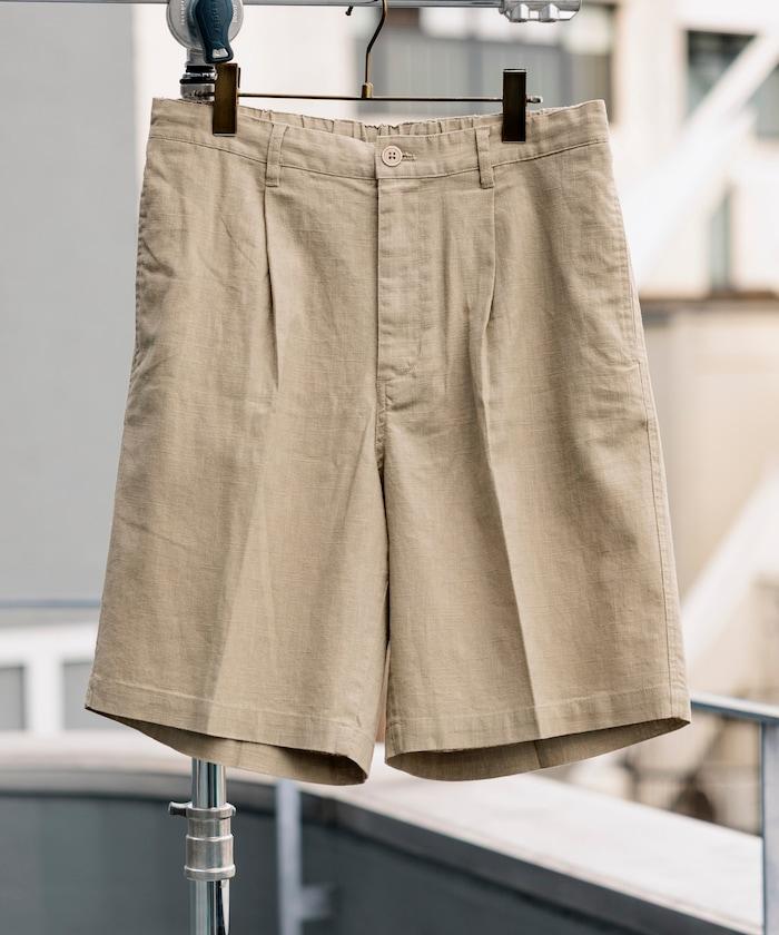 亞麻棉舒適短褲