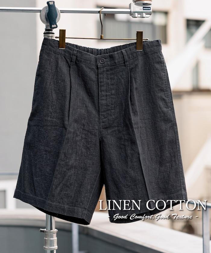 亞麻棉舒適短褲