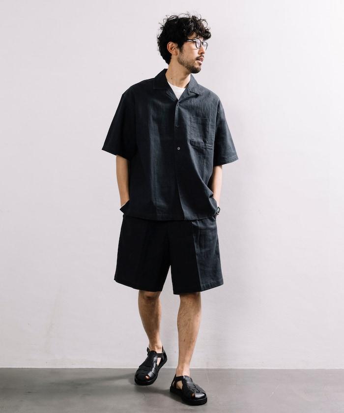 亞麻棉舒適短褲