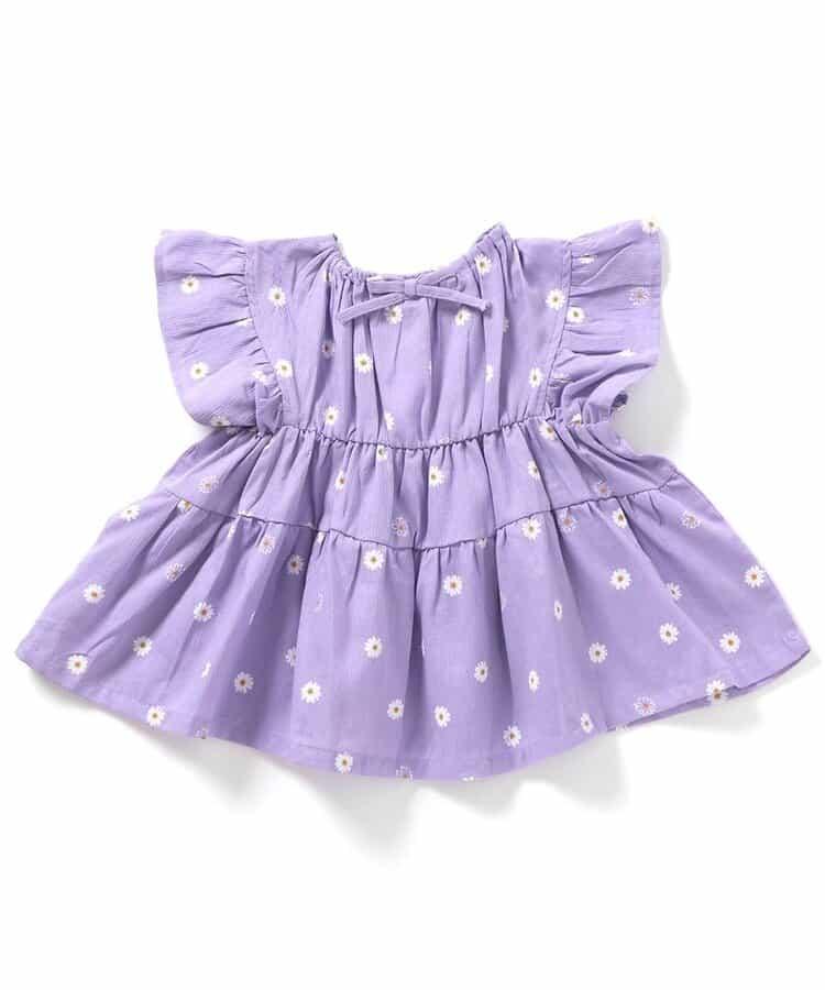 綁帶層疊連衣裙