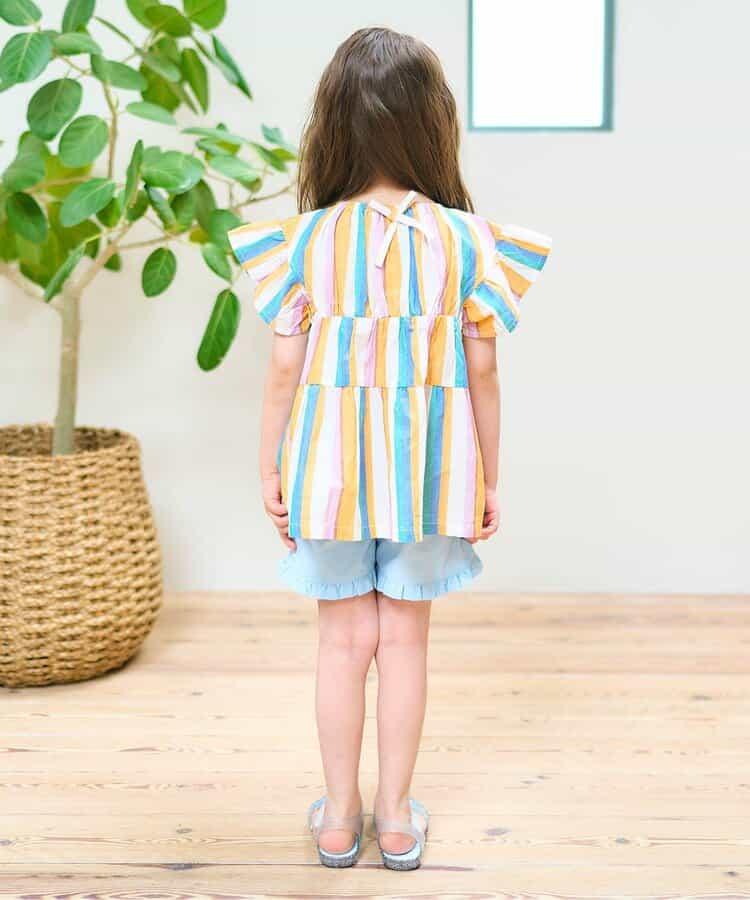 綁帶層疊連衣裙