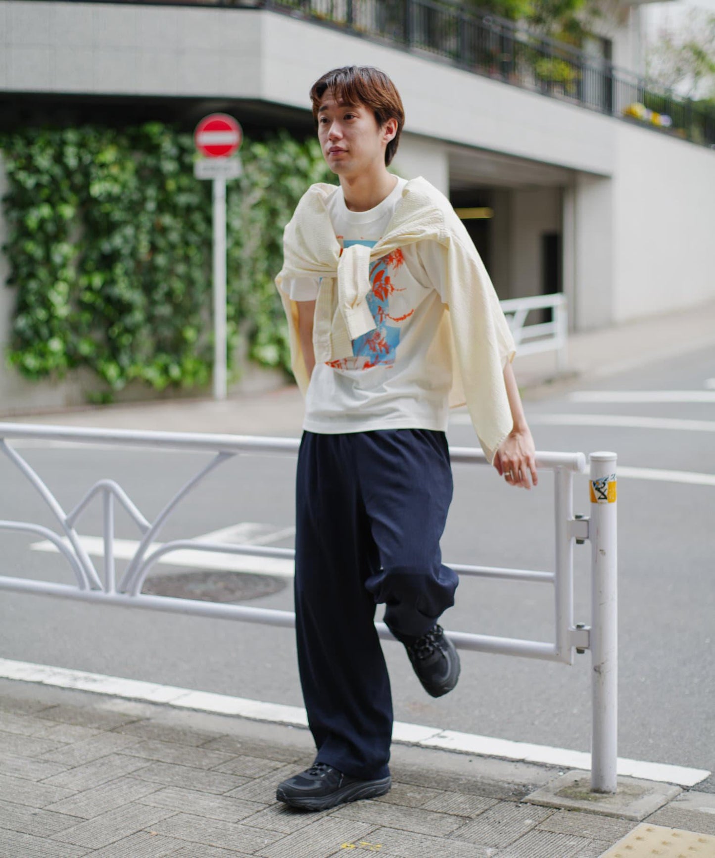【WHIMSIC/2尺寸】絲網印花T-shirt