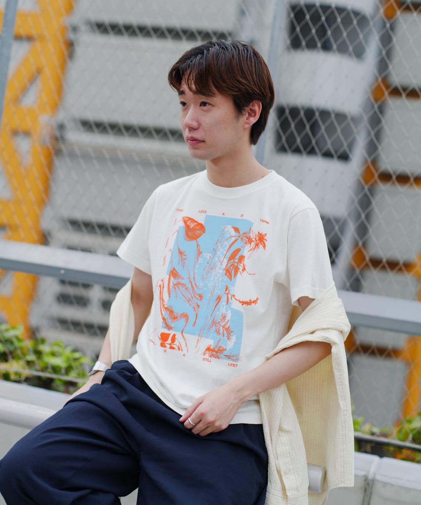 【WHIMSIC/2尺寸】絲網印花T-shirt