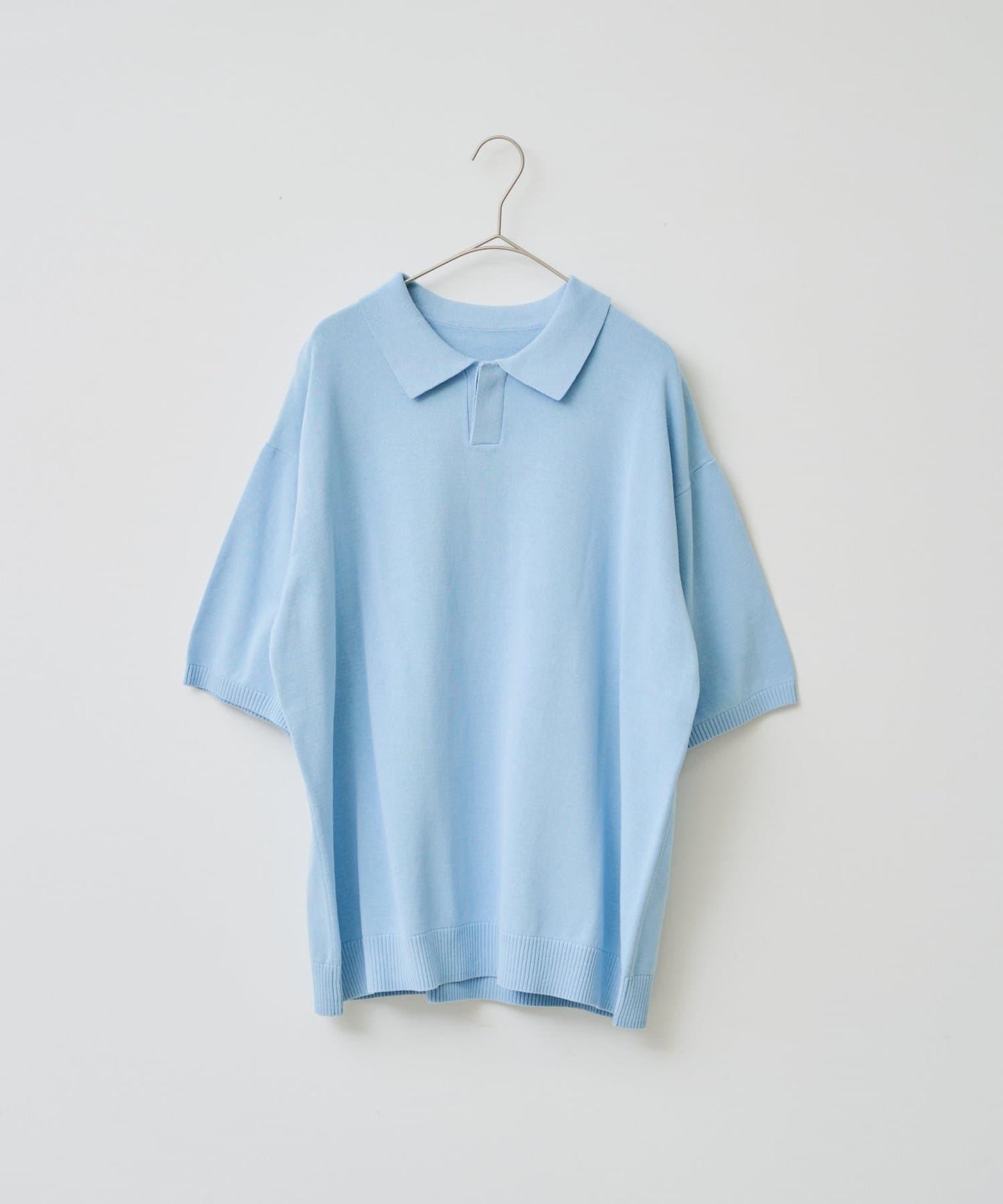 【WHIMSIC】精細針織短袖polo衫