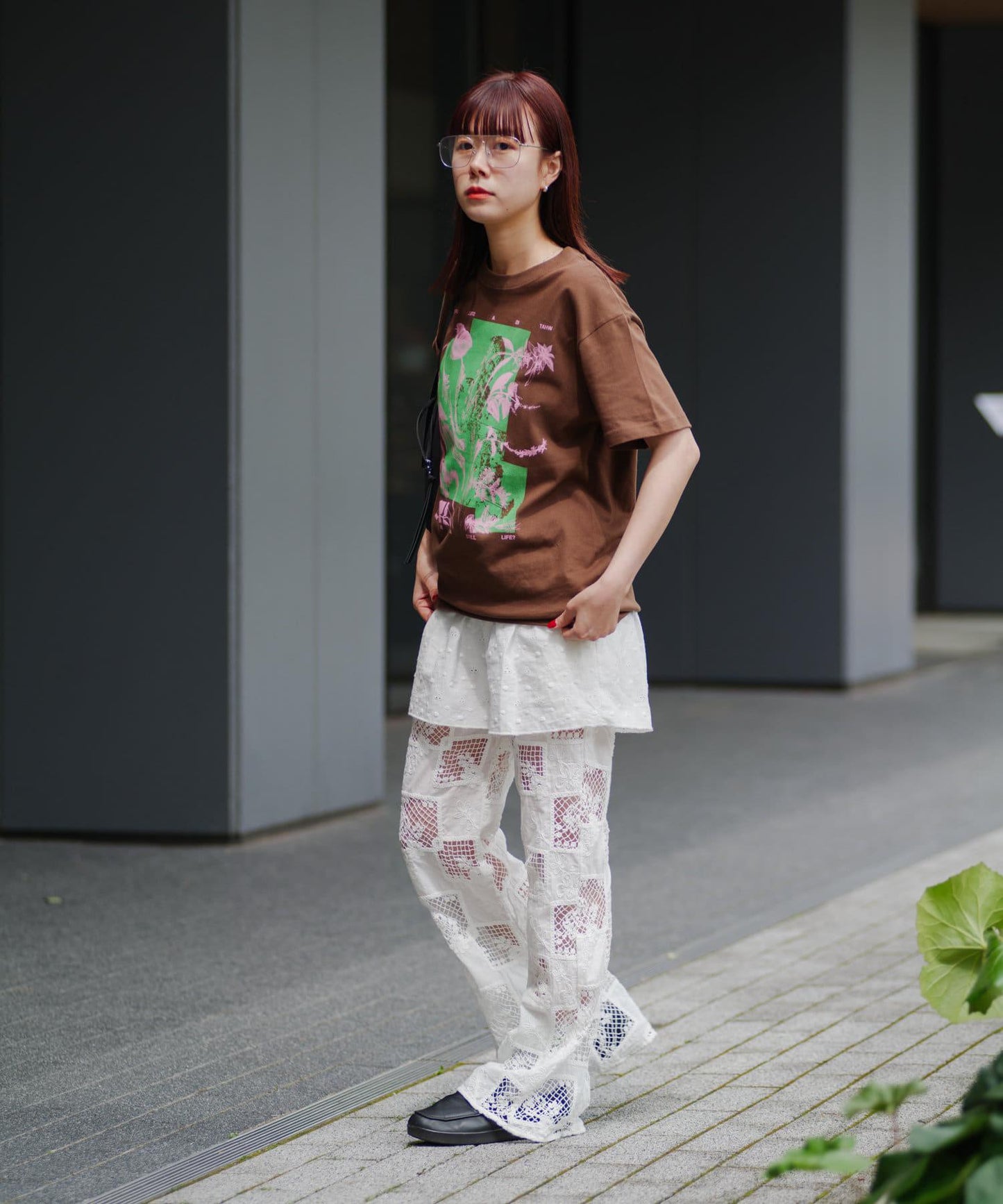 【WHIMSIC/2尺寸】絲網印花T-shirt