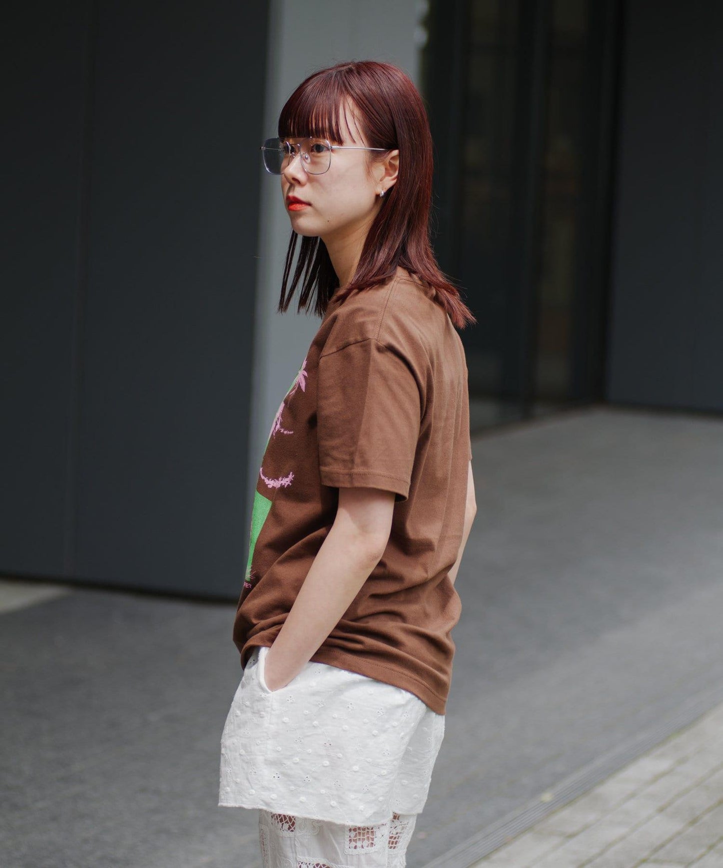 【WHIMSIC/2尺寸】絲網印花T-shirt