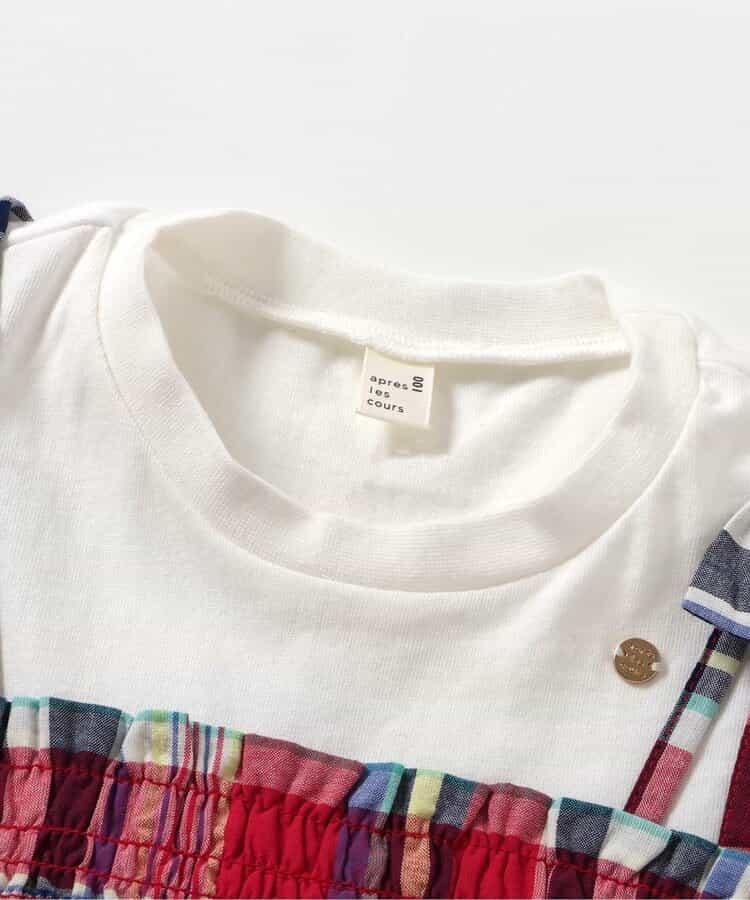 【連衣裙/兒童款】格紋·夏日水果圖案拼接連衣裙