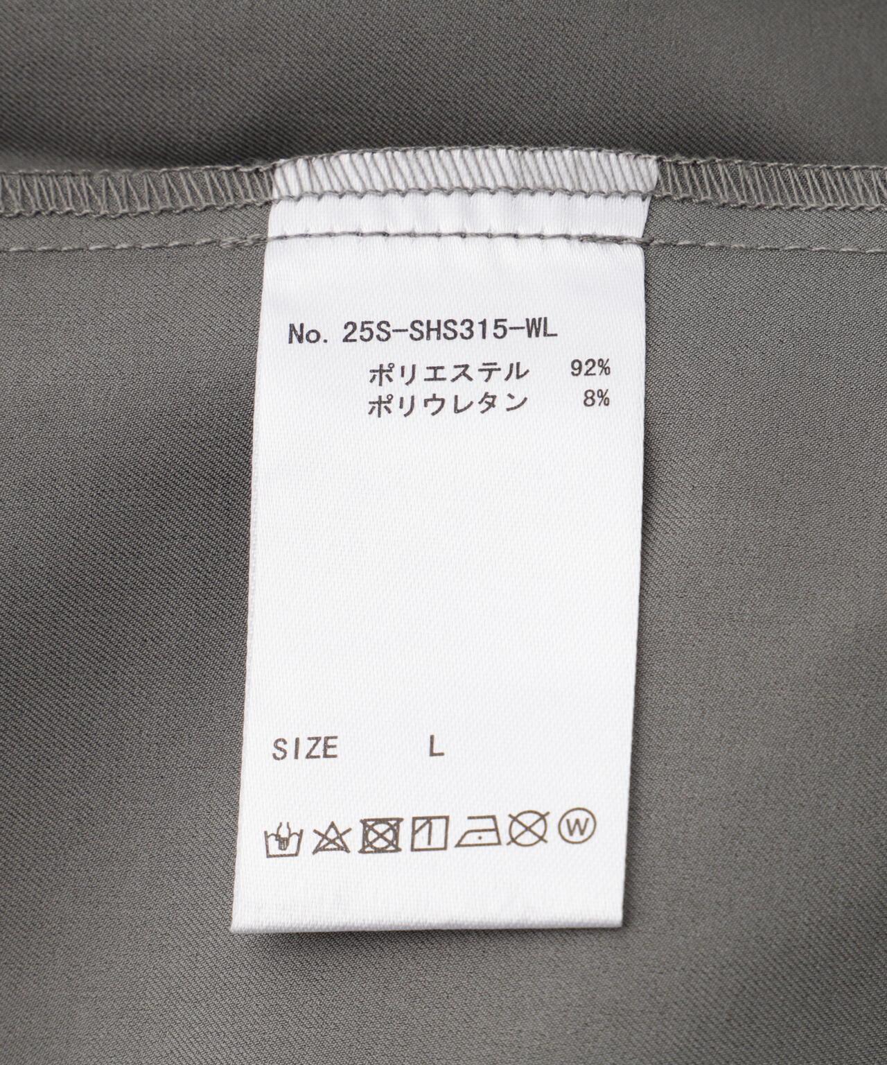 【&DEPOT限定】白色土地/LIGHT P-TECK短袖襯衫