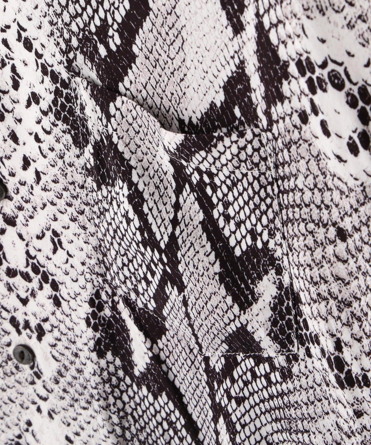 RAYON襯衫 PYTHON/人造絲襯衫 蟒蛇