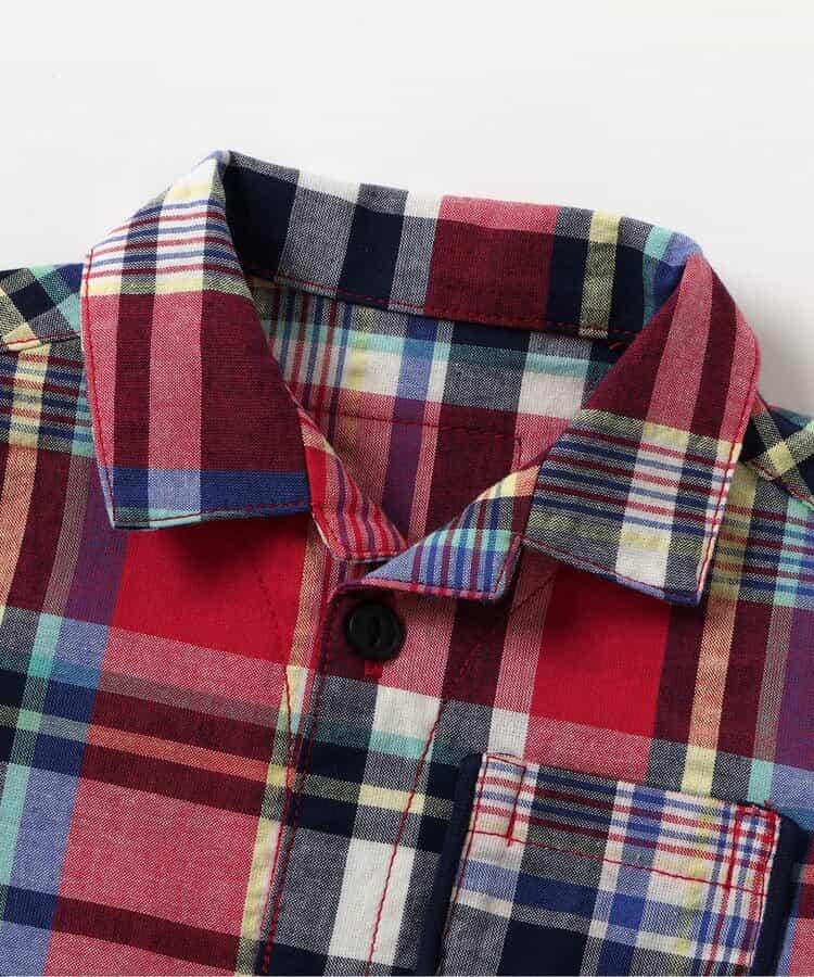 【連體】格子·夏季水果圖案男童連體衣