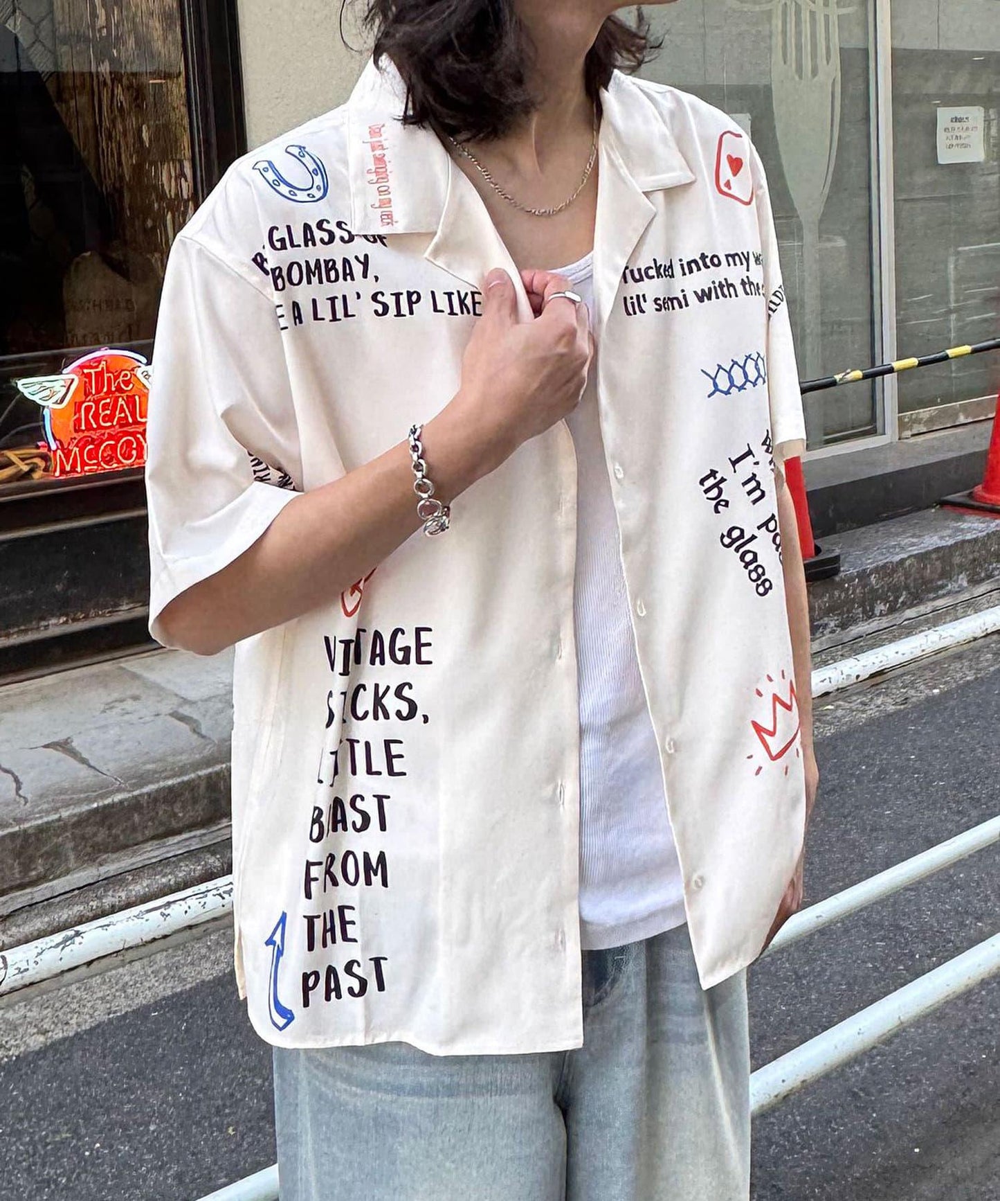 手工製作短袖襯衫