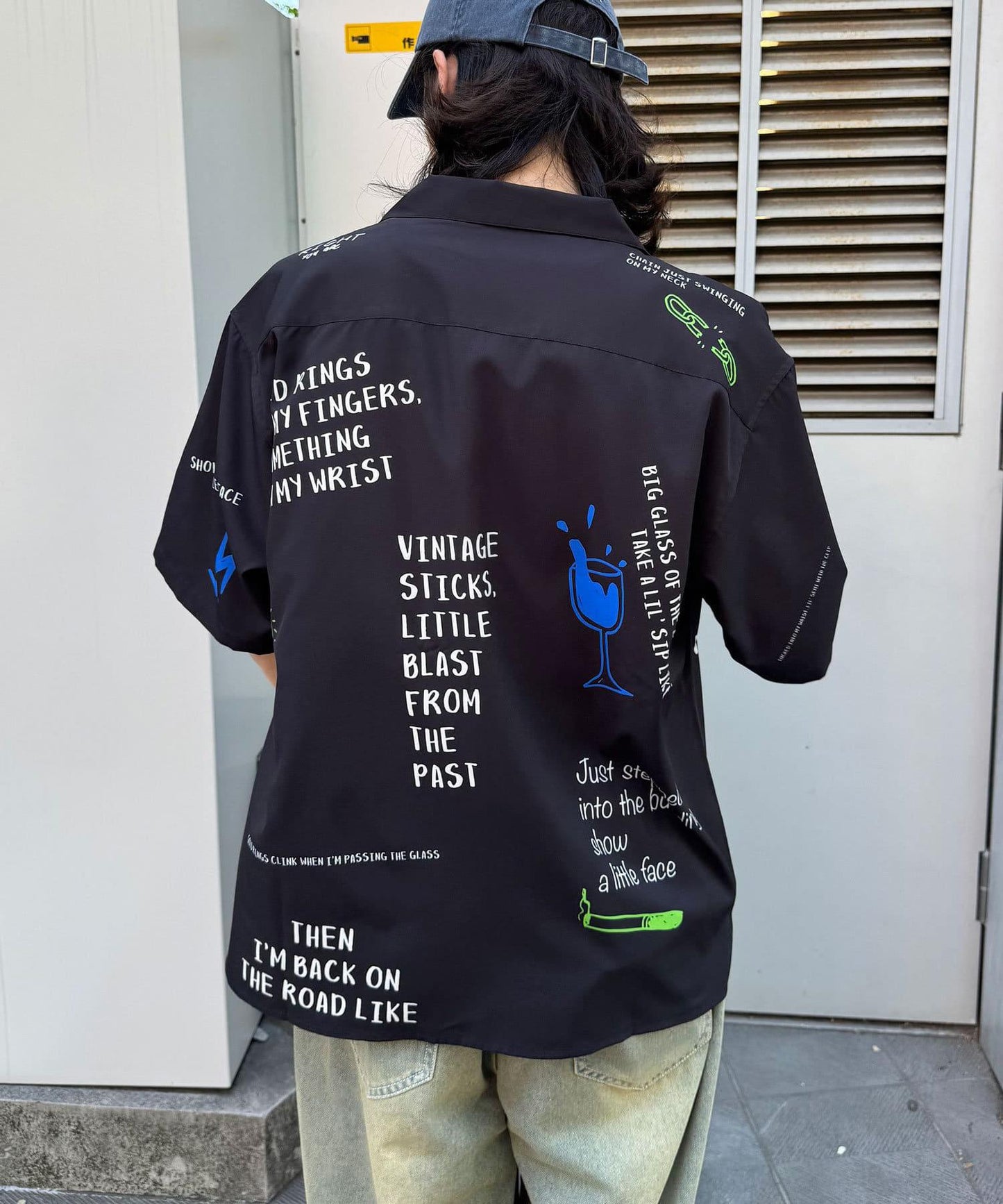 手工製作短袖襯衫