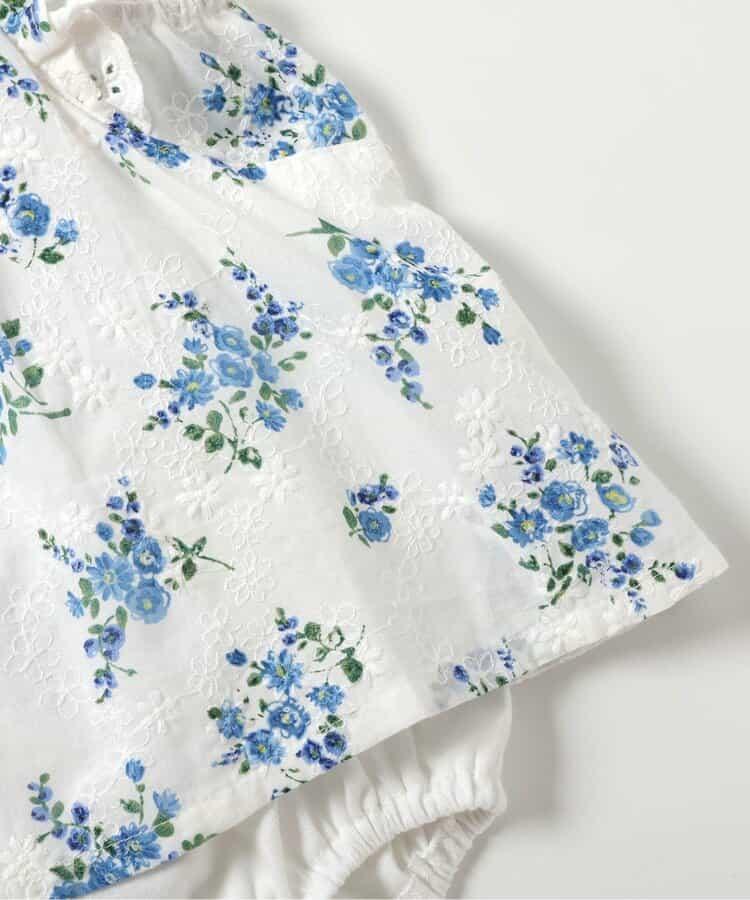 【連衣裙】蕾絲花印連體褲