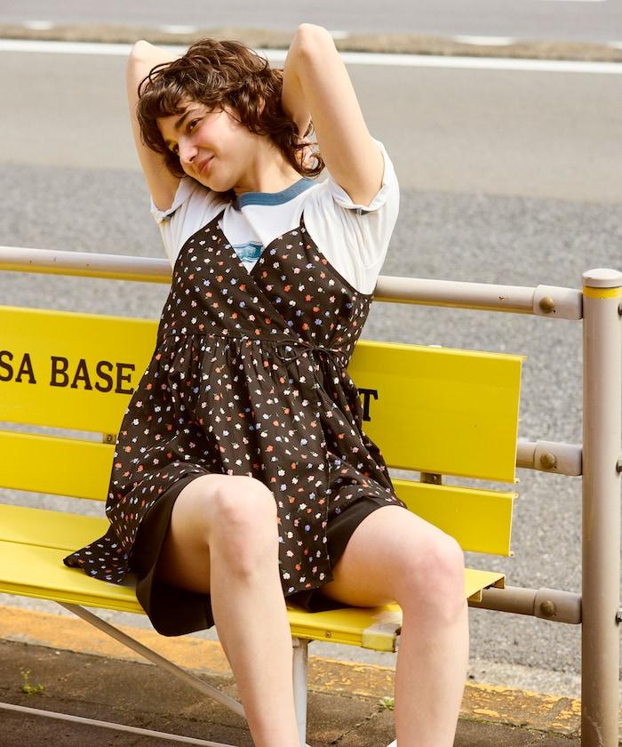 印度卡什米爾吊帶長款束腰襯衫