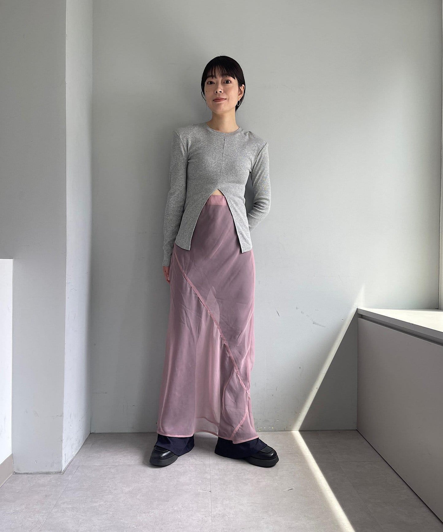 薄紗疊穿裙