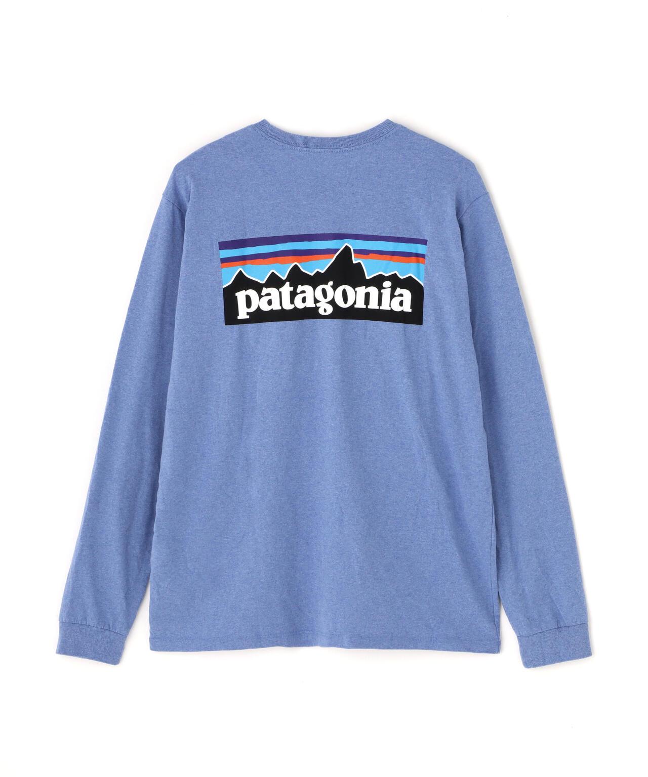 Patagonia/巴塔哥尼亞 男士 長袖 P-6標誌 責任款
