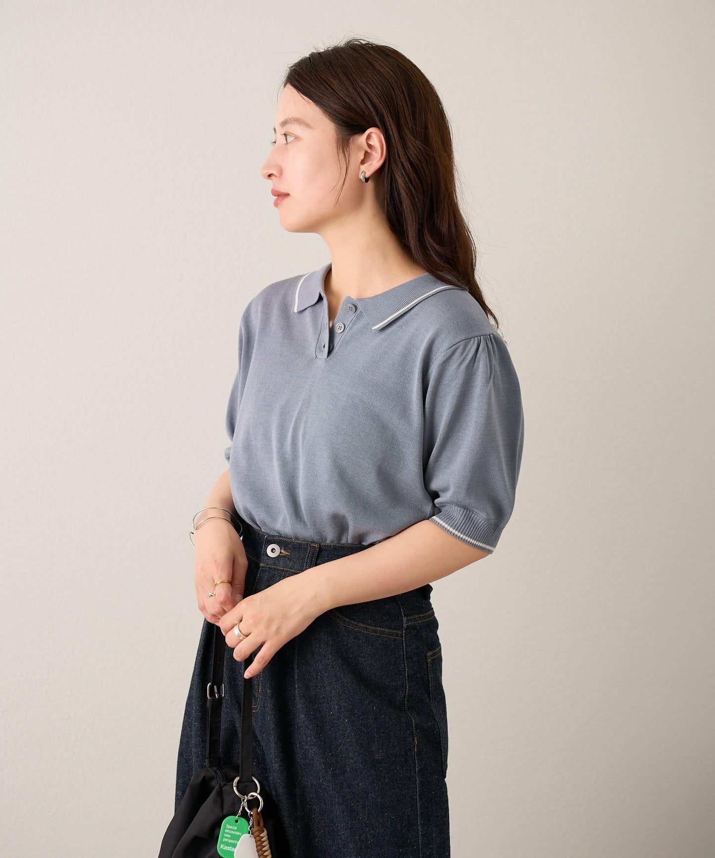 B線針織polo
