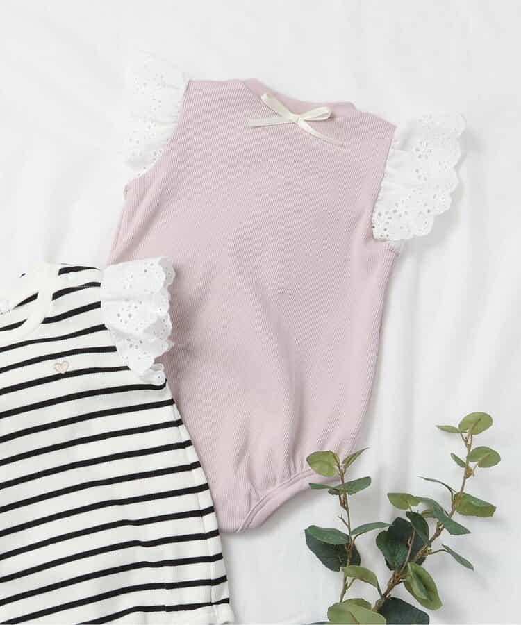 肩蕾絲連體衣
