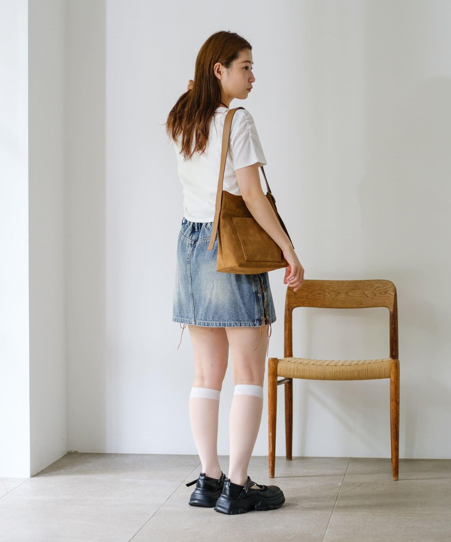 繫帶迷你裙