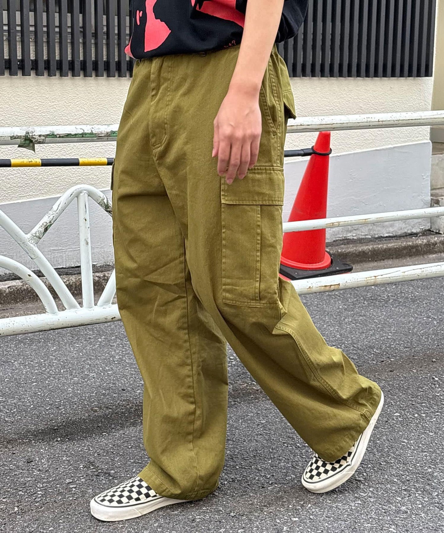 復古風格工裝褲