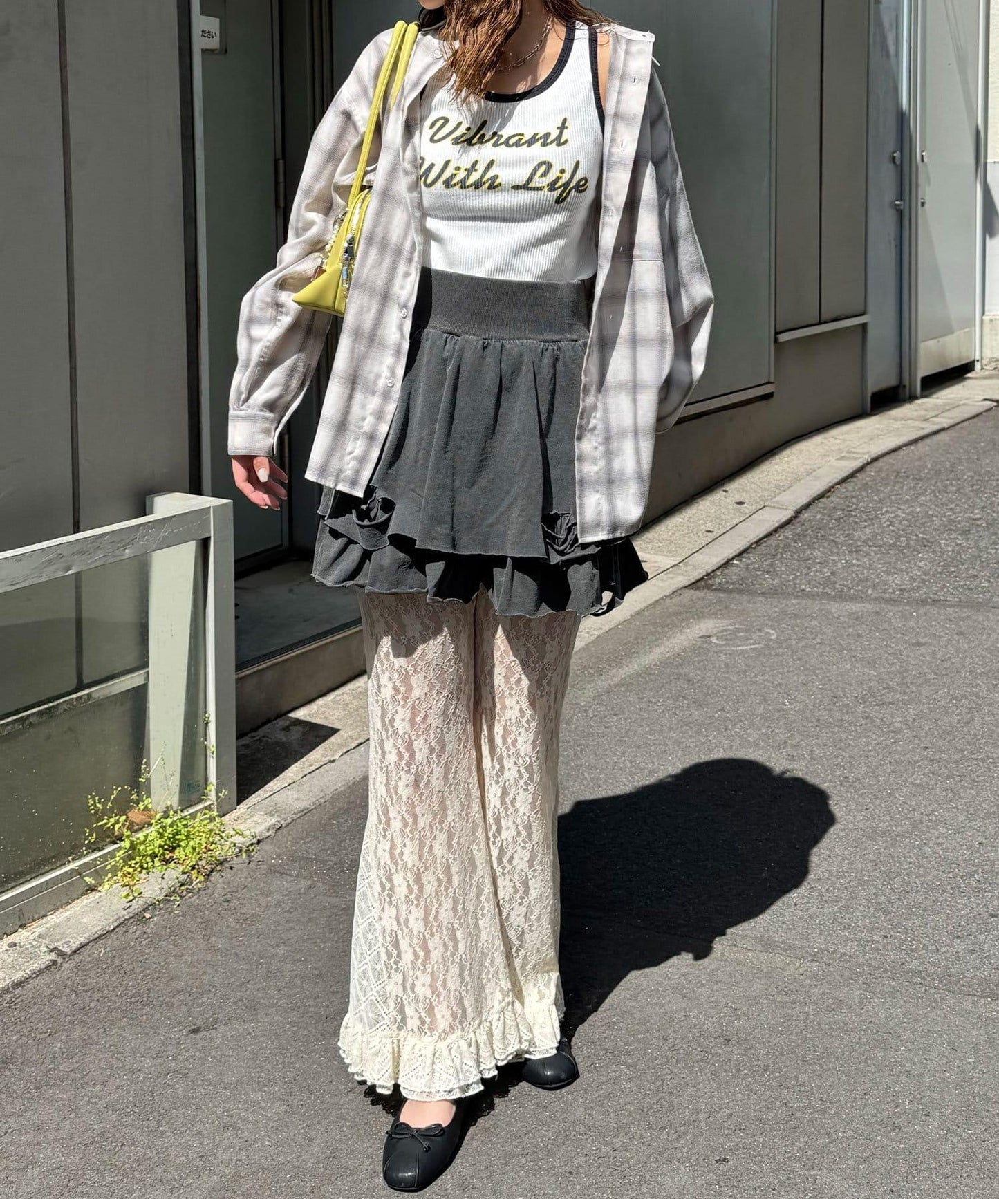 色素沉著損傷層疊迷你裙
