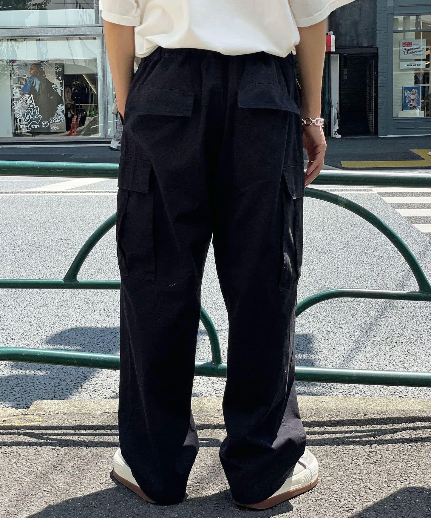 復古風格工裝褲
