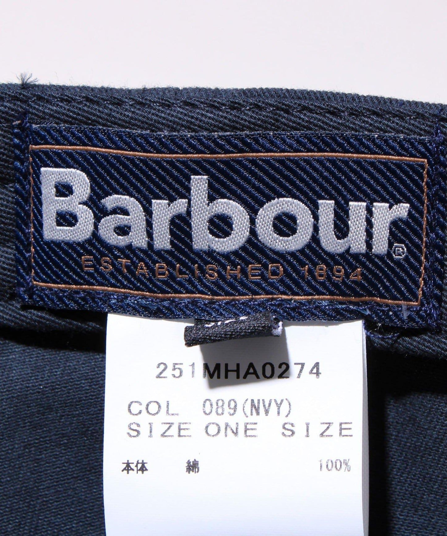【Barbour/】Cascade sports 棉質六板帽