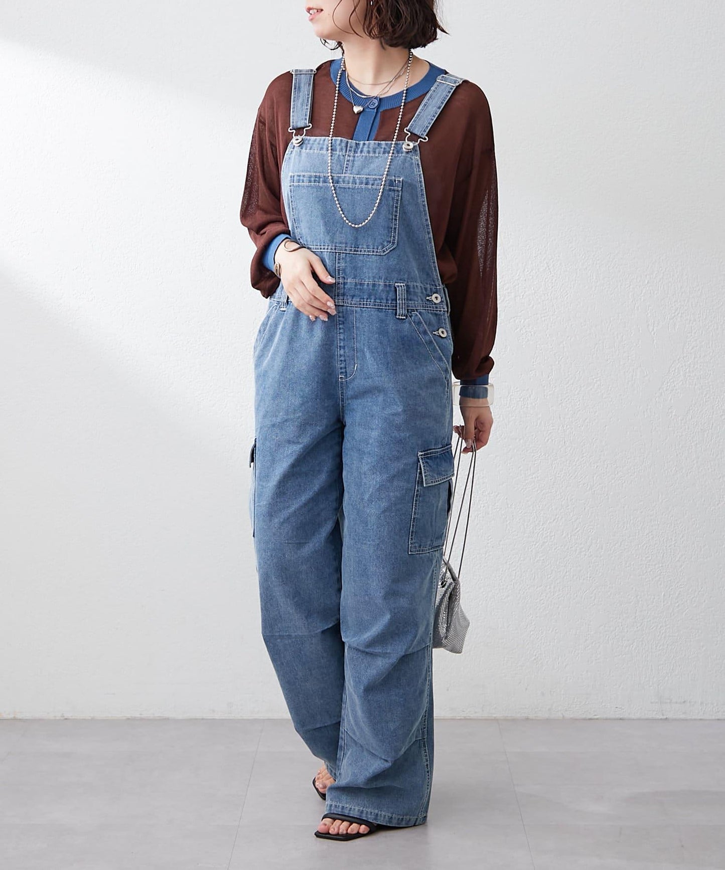 【@kana__18s精選】配色透明針織開衫