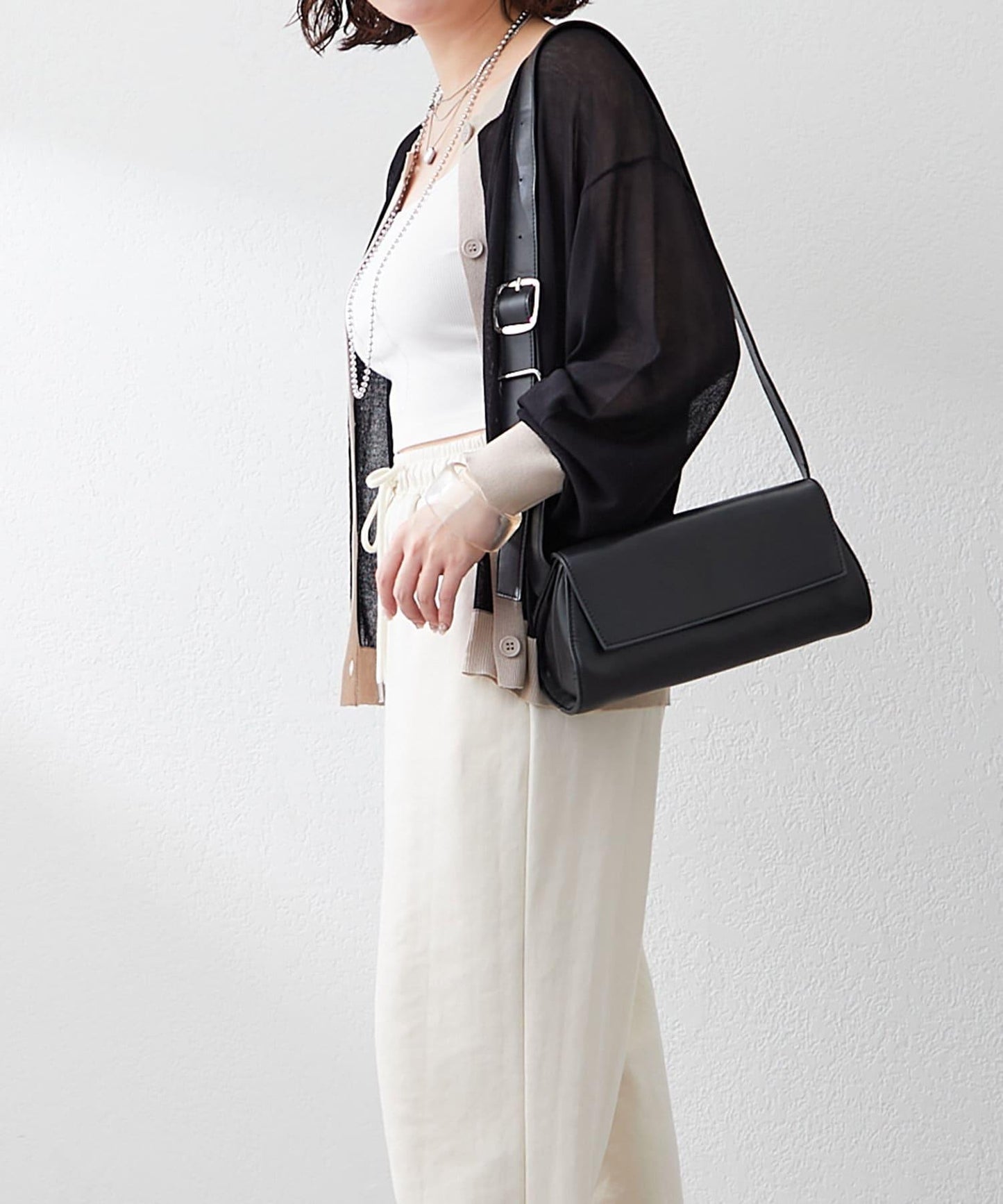 【@kana__18s精選】配色透明針織開衫