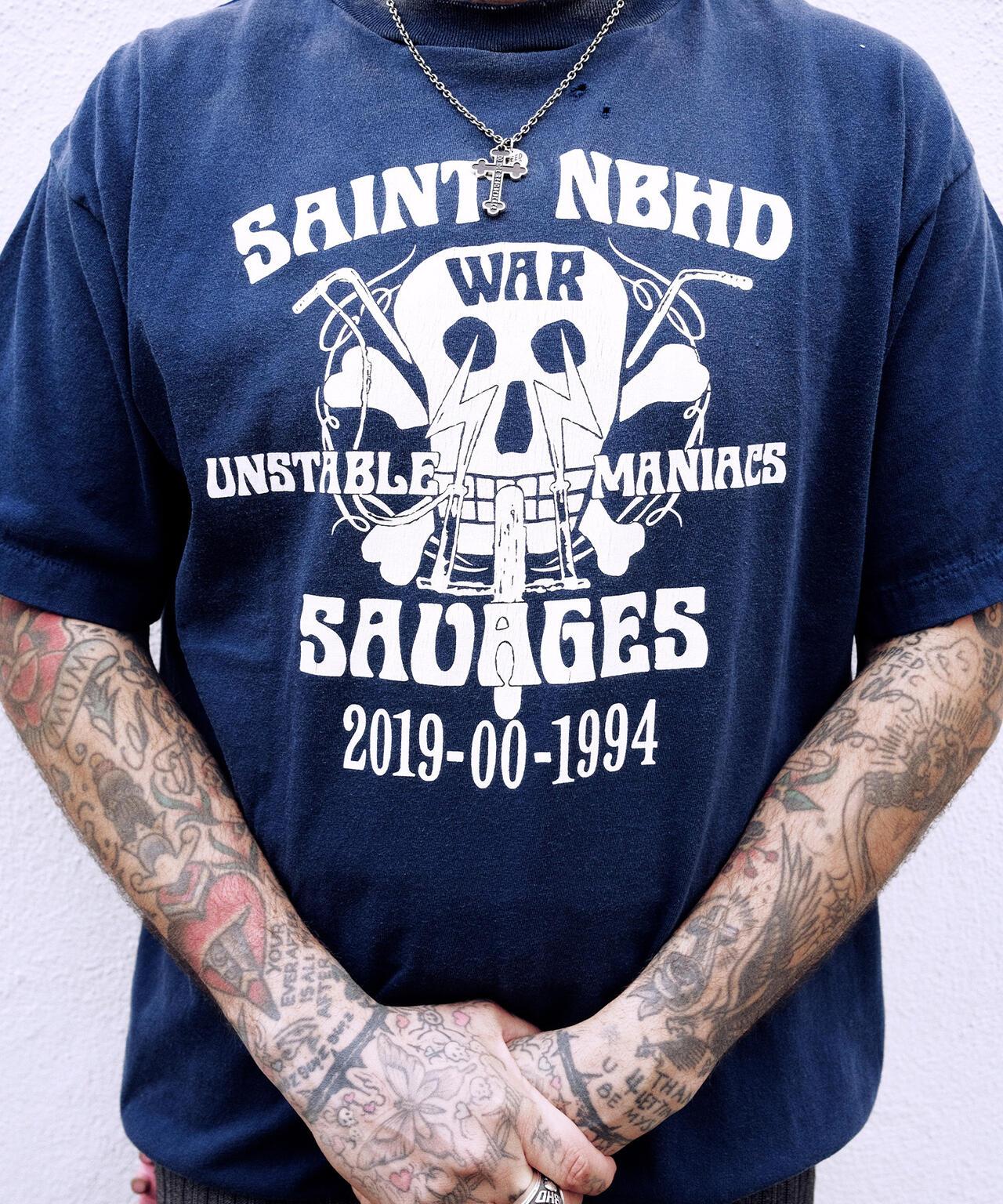聖邁克爾/聖邁克爾/NH_SS TEE STHD.聖鄰居 海軍藍