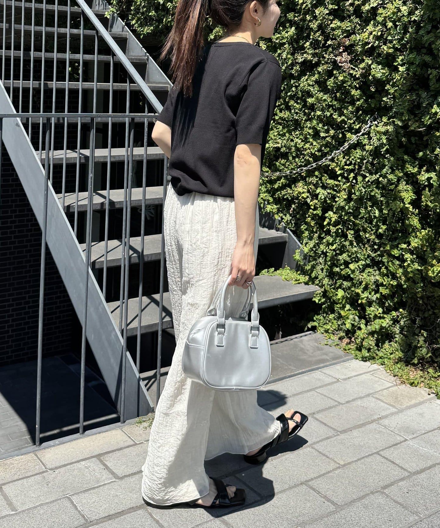 【柳樹】刺繡休閒褲