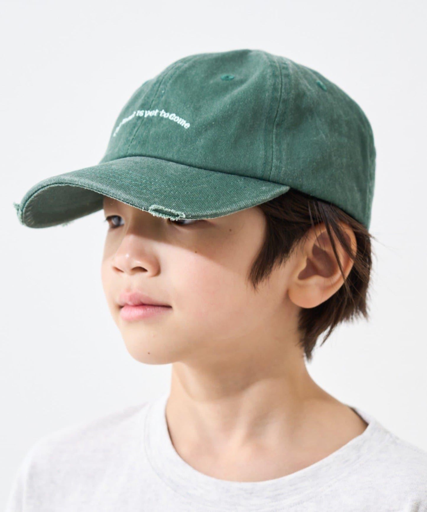 【兒童】顏料標誌刺繡帽