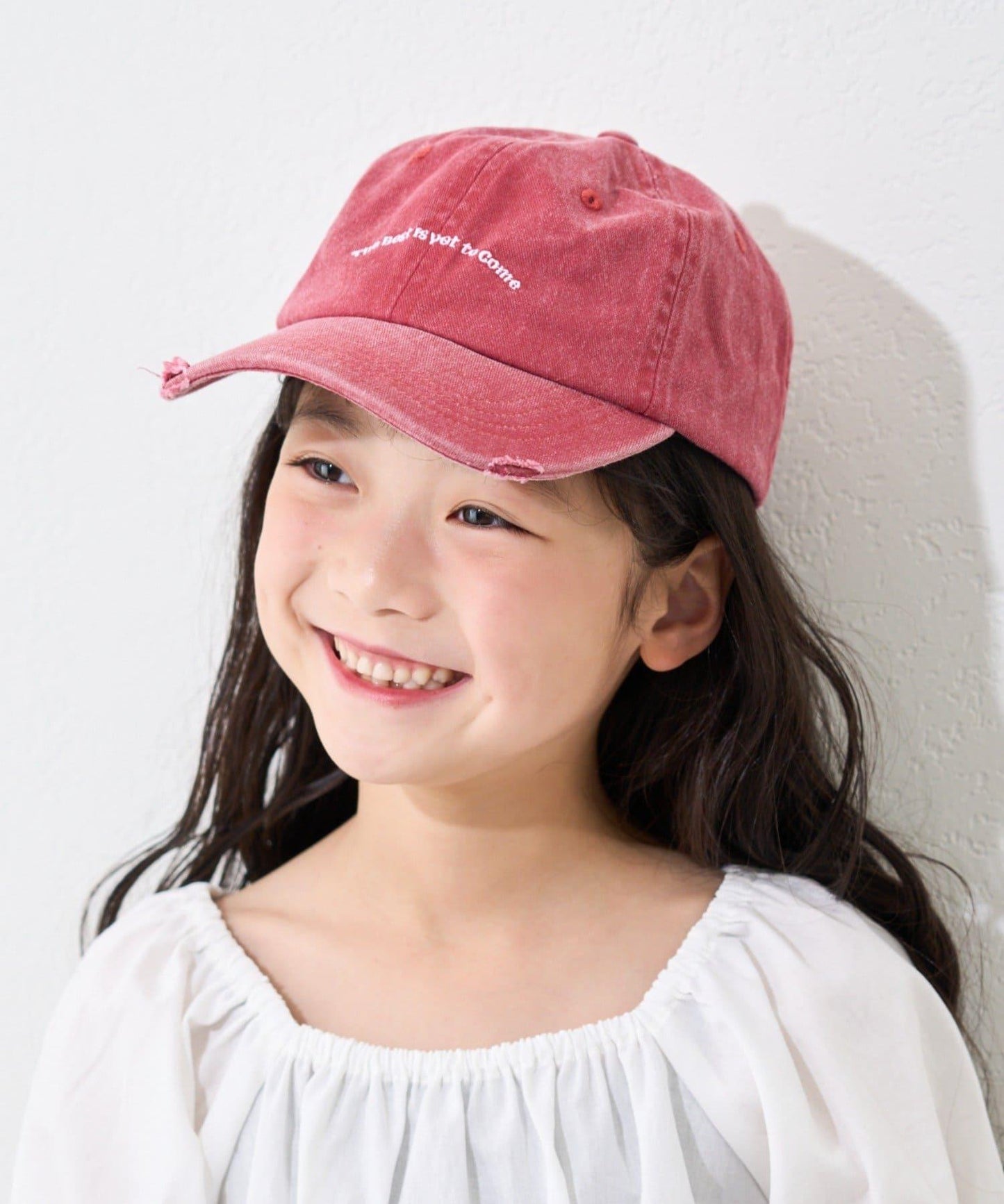 【兒童】顏料標誌刺繡帽