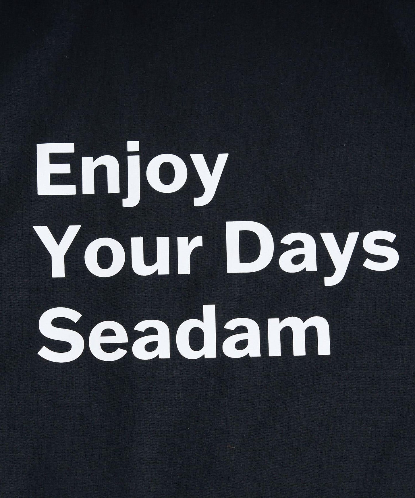 【SEADAM】〈男女通用〉信息印花手提包