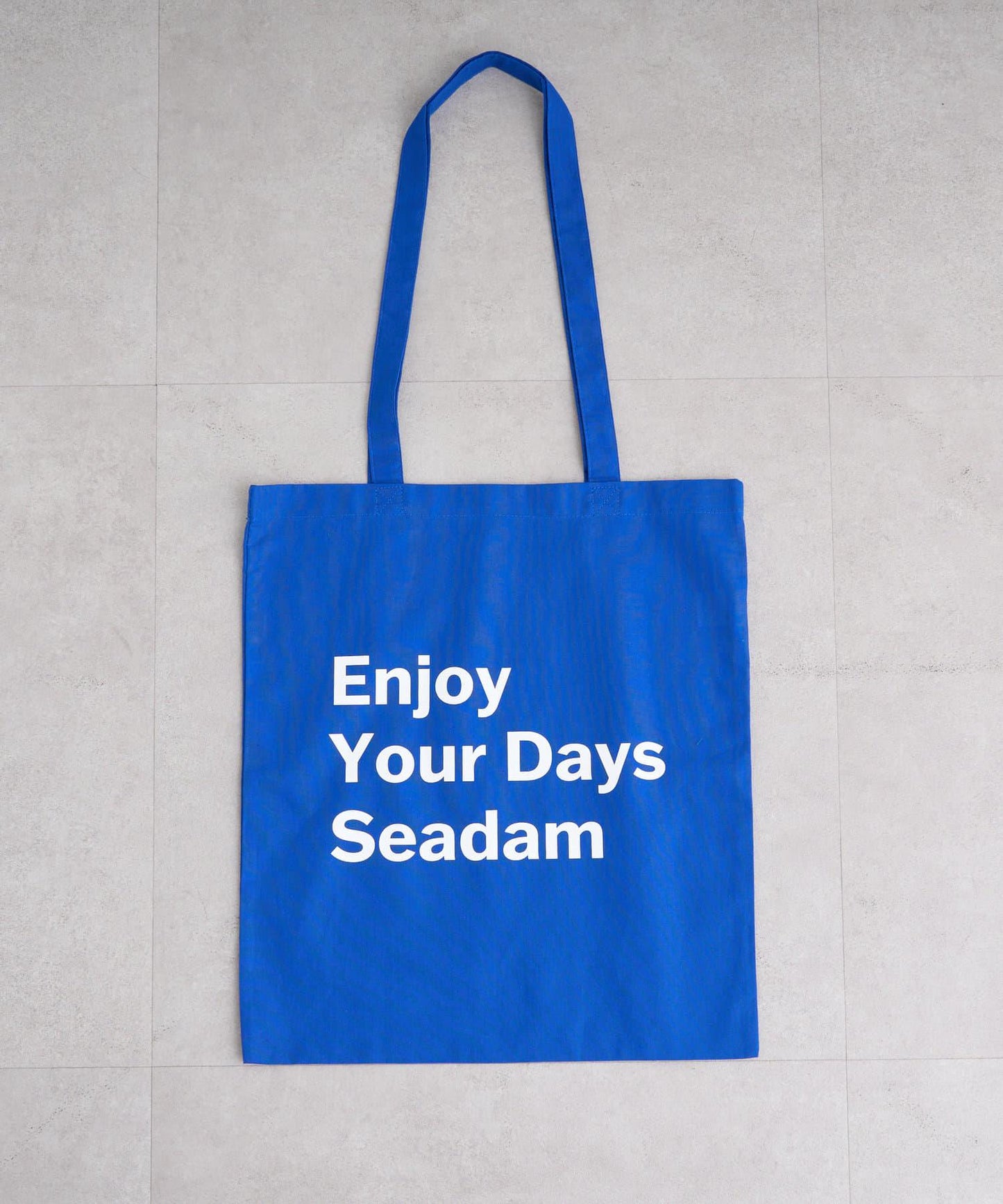 【SEADAM】〈男女通用〉信息印花手提包