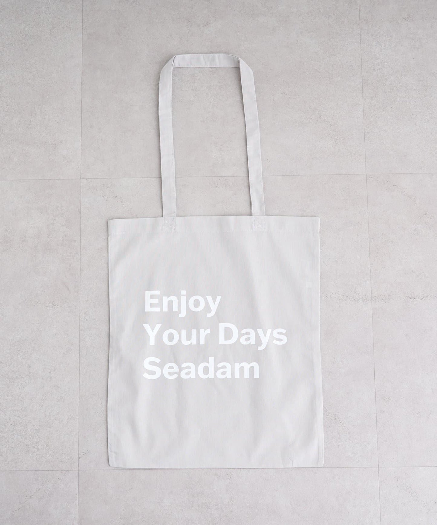【SEADAM】〈男女通用〉信息印花手提包