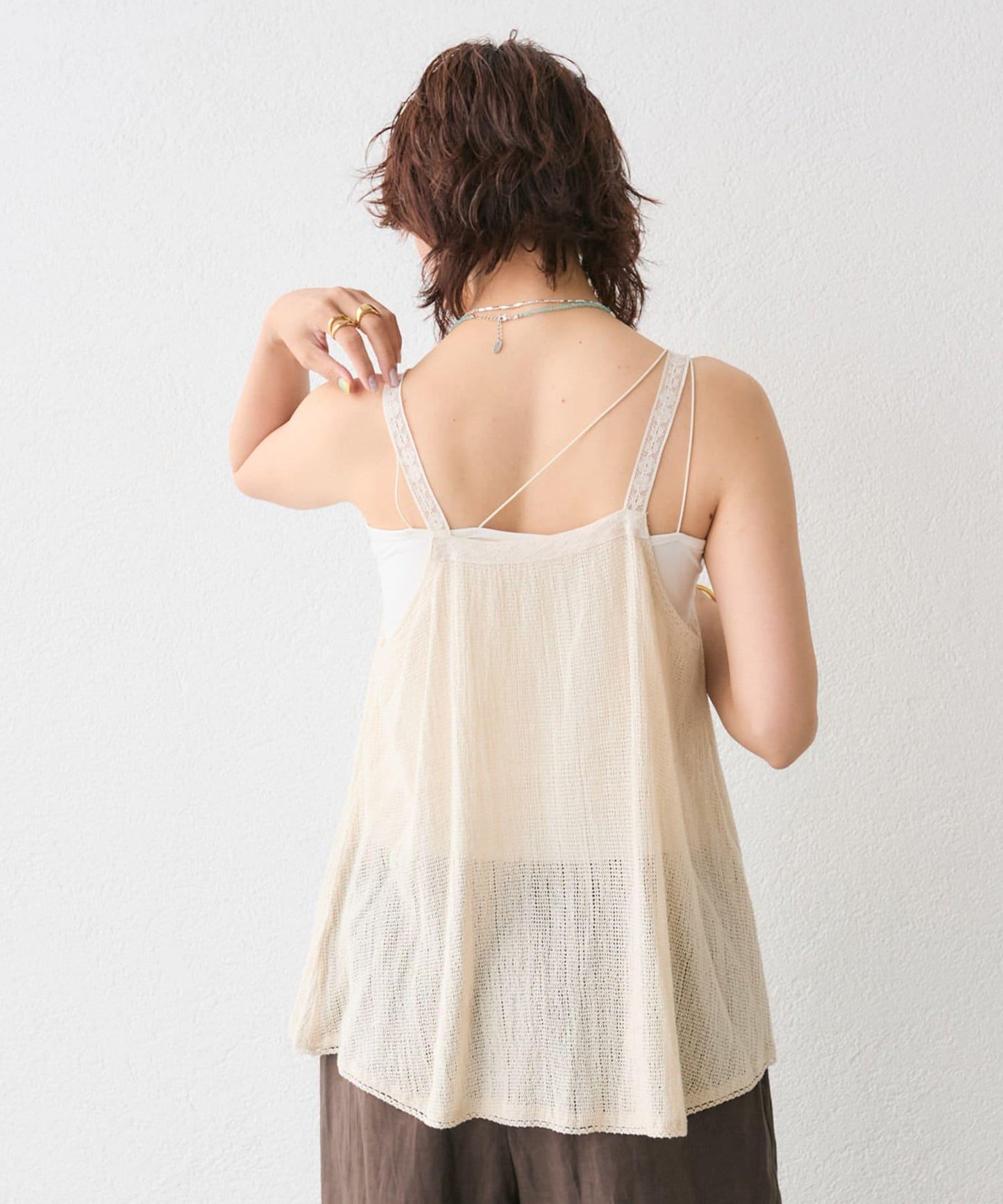 【à Nice (尼斯)】手工刺繡吊帶背心