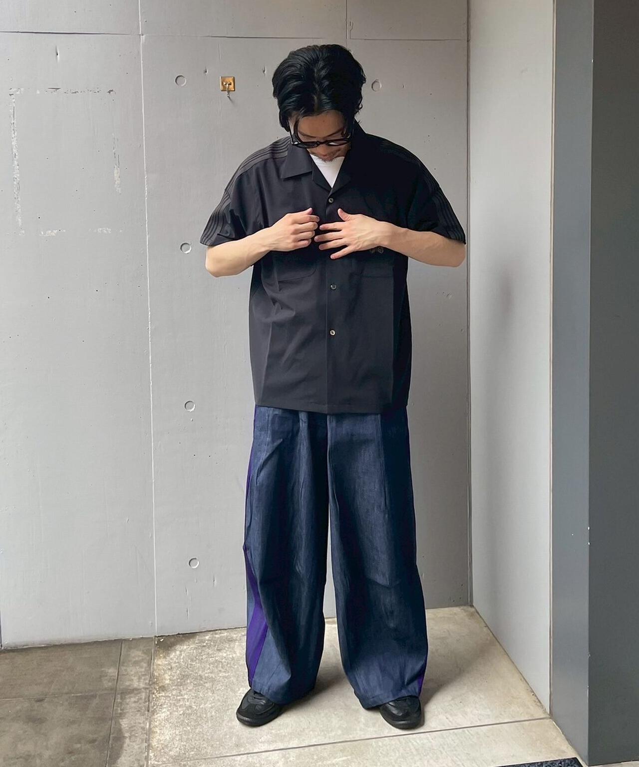 NEEDLES【B'2nd款】短袖一領 SH-聚酯布