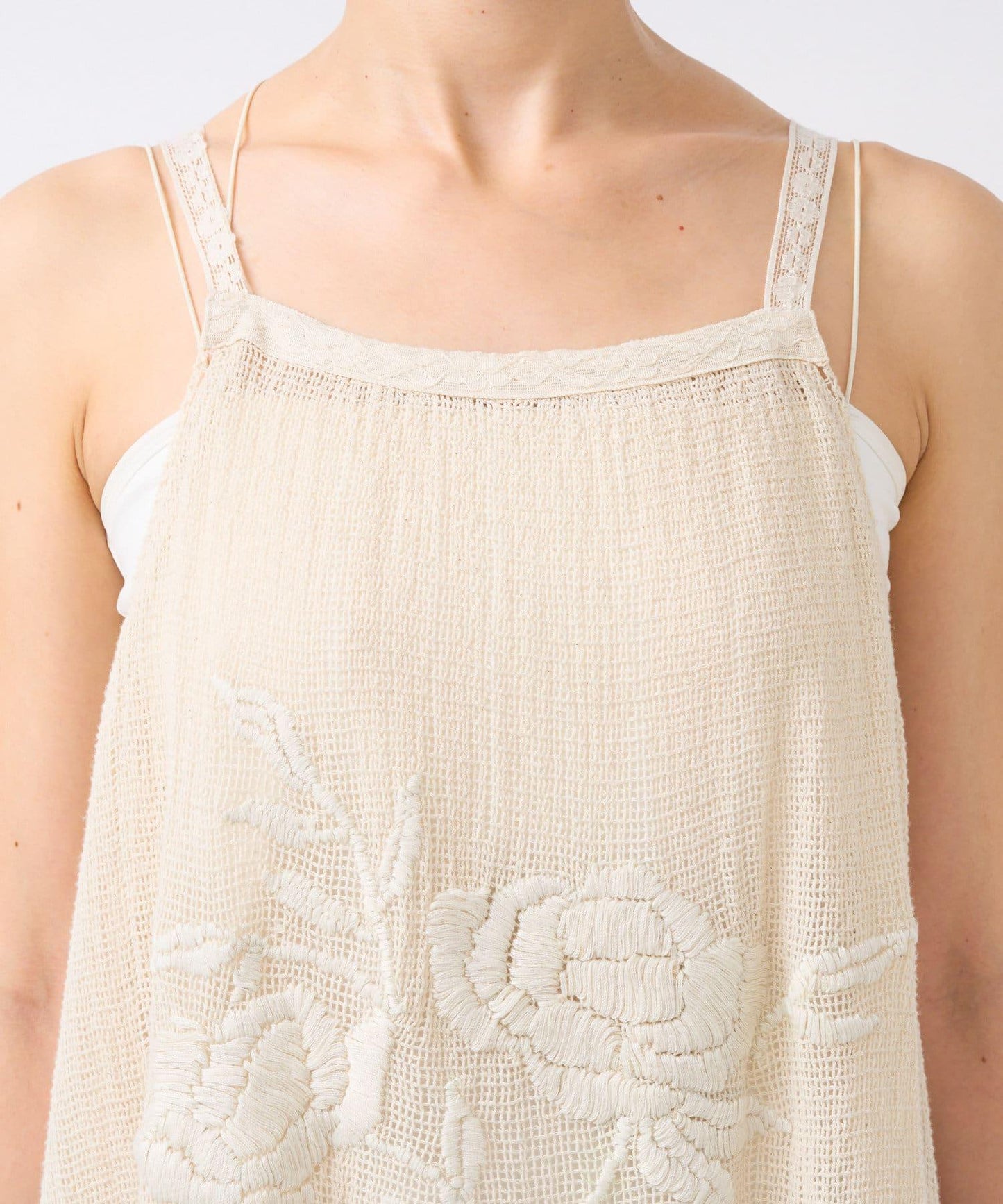 【à Nice (尼斯)】手工刺繡吊帶背心