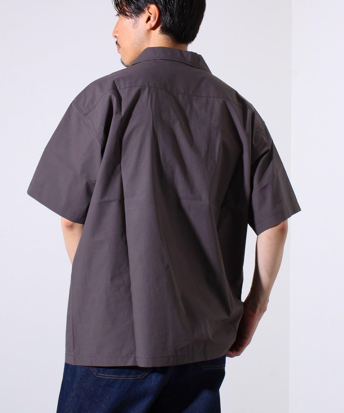【GLOSTER】棉布洋裝 雞尾酒刺繡 開領襯衫