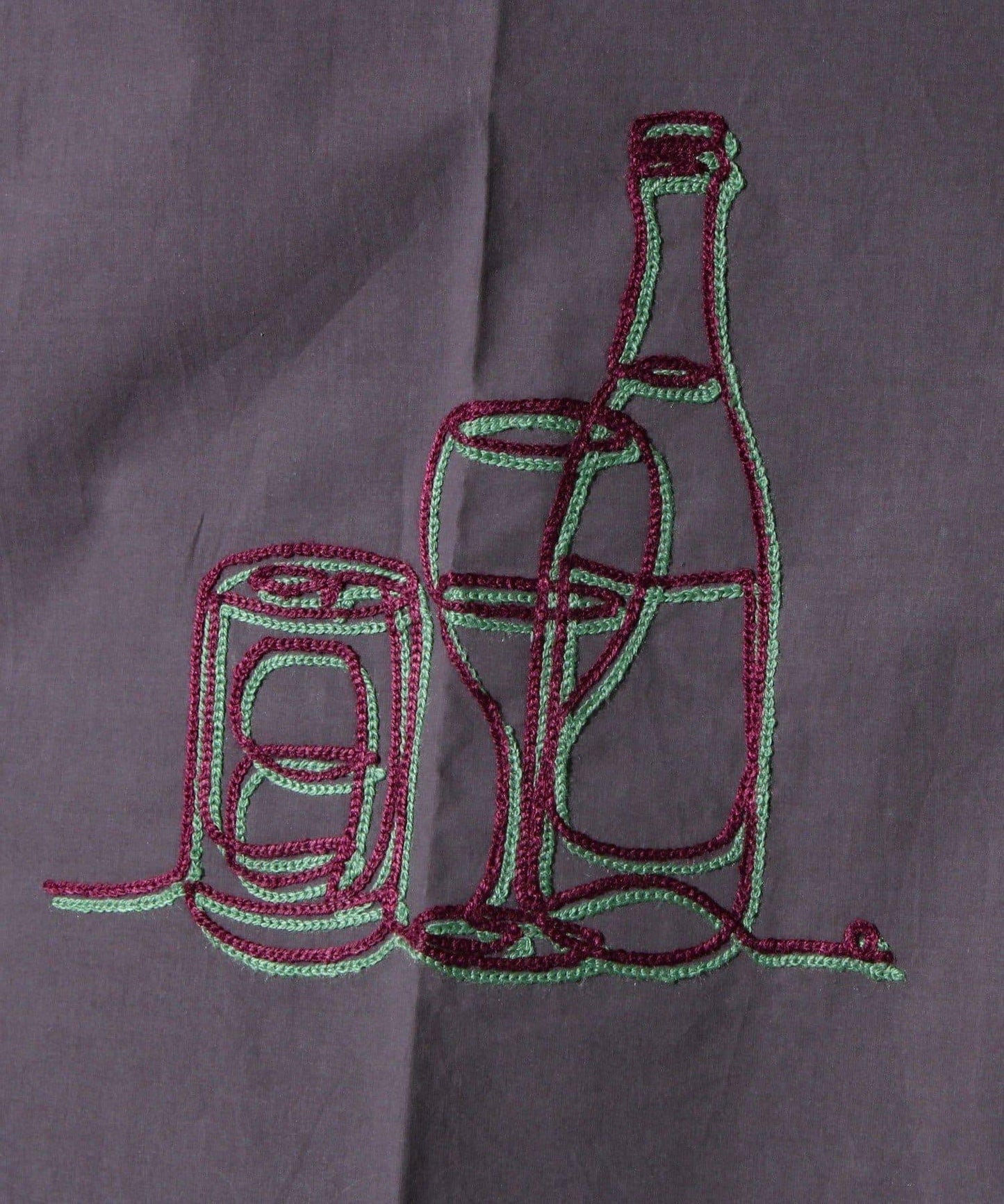 【GLOSTER】棉布洋裝 雞尾酒刺繡 開領襯衫
