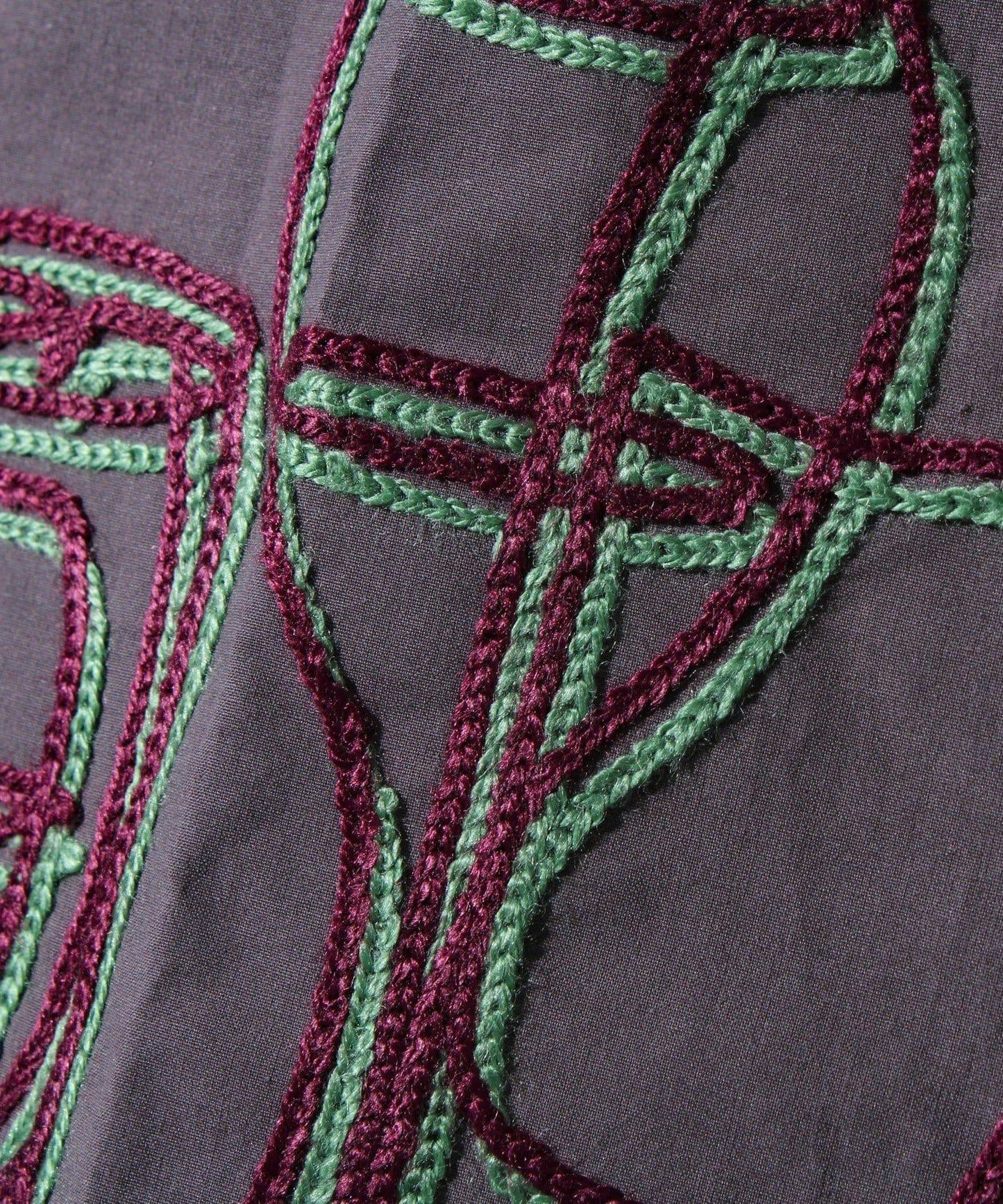 【GLOSTER】棉布洋裝 雞尾酒刺繡 開領襯衫